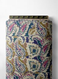 Petal flower style with brown,blue colors