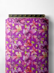 Bloom flower style with pink,purple colors