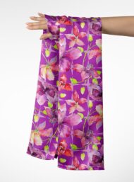 Bloom flower style with pink,purple colors - Image 3