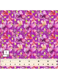 Bloom flower style with pink,purple colors - Image 5