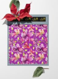 Bloom flower style with pink,purple colors - Image 6