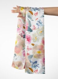 Bloom flower style with pink,white colors - Image 3