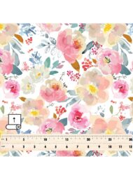 Bloom flower style with pink,white colors - Image 5