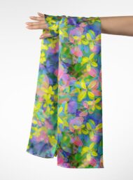 Leaf flower style with green,yellow colors - Image 3