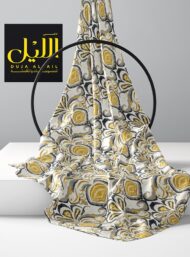 Floral classic style with yellow,black colors - Image 2