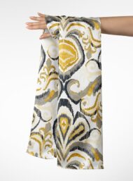 Floral classic style with yellow,black colors - Image 3