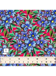 Bloom flower style with blue,green colors - Image 5