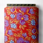 Bloom flower style with red,purple colors