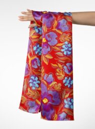 Bloom flower style with red,purple colors - Image 3