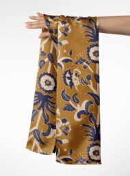 Bloom flower style with brown,blue colors - Image 3