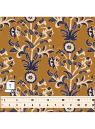 Bloom flower style with brown,blue colors - Image 5