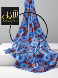Bloom flower style with blue, red colors - Image 2