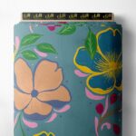 Petal flower style with pink,yellow colors