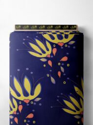 Petal flower style with yellow,orange colors