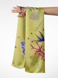 Bloom flower style with purple,green colors - Image 3