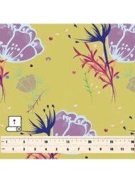 Bloom flower style with purple,green colors - Image 5