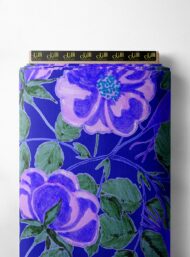 Petal flower style with purple,green colors