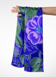 Petal flower style with purple,green colors - Image 3