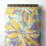 Flower nature style with yellow,green colors