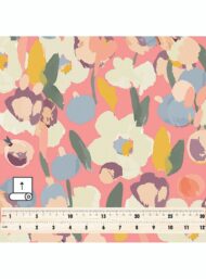 Bloom flower style with pink,green colors - Image 5