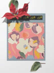 Bloom flower style with pink,green colors - Image 6