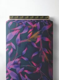 Leaf flower style with purple,pink colors