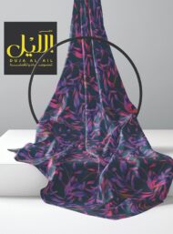 Leaf flower style with purple,pink colors - Image 2