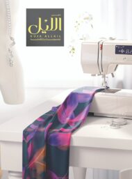 Leaf flower style with purple,pink colors - Image 7