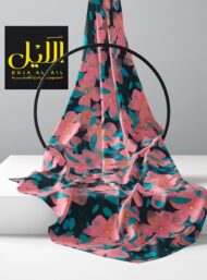 Petal flower style with pink,green colors - Image 2