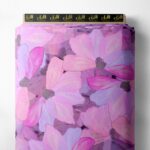 Petal flower style with pink,purple colors