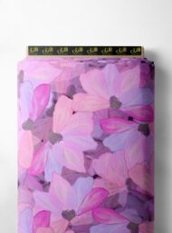 Petal flower style with pink,purple colors
