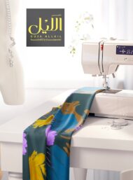 Bloom flower style with blue,yellow colors - Image 7