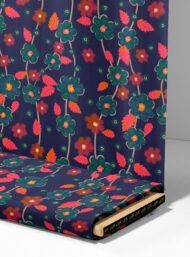 Leaf flower style with green,pink colors - Image 4