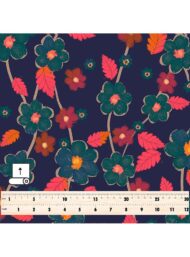 Leaf flower style with green,pink colors - Image 5