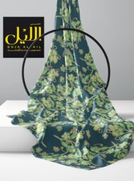 Leaf flower style with green,white colors - Image 2