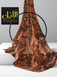 Petal flower style with orange, brown colors - Image 2