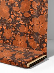 Petal flower style with orange, brown colors - Image 4