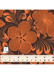 Petal flower style with orange, brown colors - Image 5
