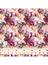 Bloom flower style with pink,green colors - Image 5