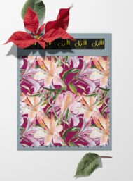 Bloom flower style with pink,green colors - Image 6