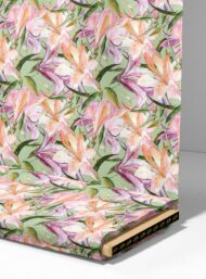 Petal flower style with pink,green colors - Image 4