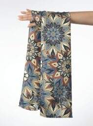 Petal flower style with blue,brown colors - Image 3