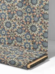 Petal flower style with blue,brown colors - Image 4