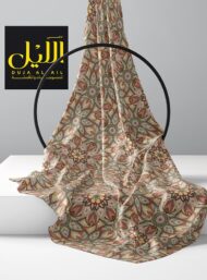 Petal flower style with brown,green colors - Image 2