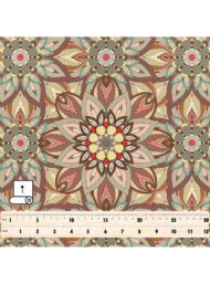 Petal flower style with brown,green colors - Image 5