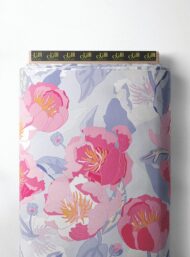 Petal flower style with pink,green colors