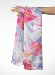 Petal flower style with pink,green colors - Image 3