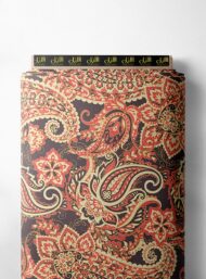 Flower mixed style with red, brown colors