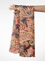 Flower mixed style with red, brown colors - Image 3