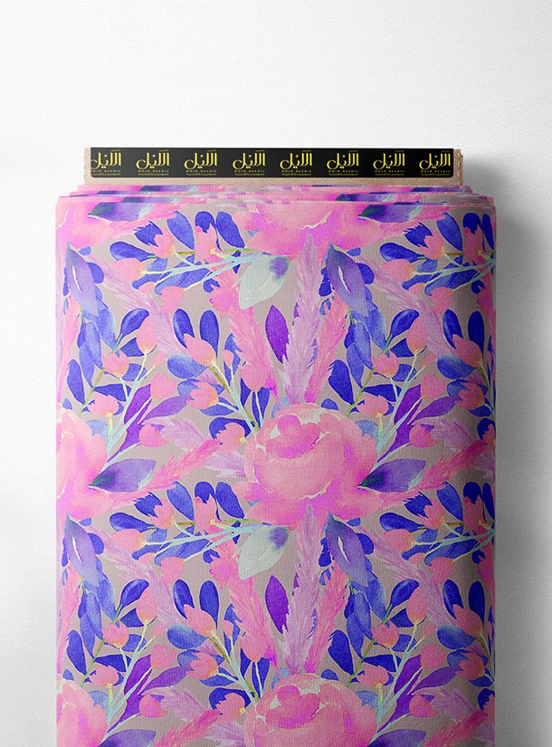 LAI02-0106_1-1.jpg Bloom flower style with pink,green colors - Image 1